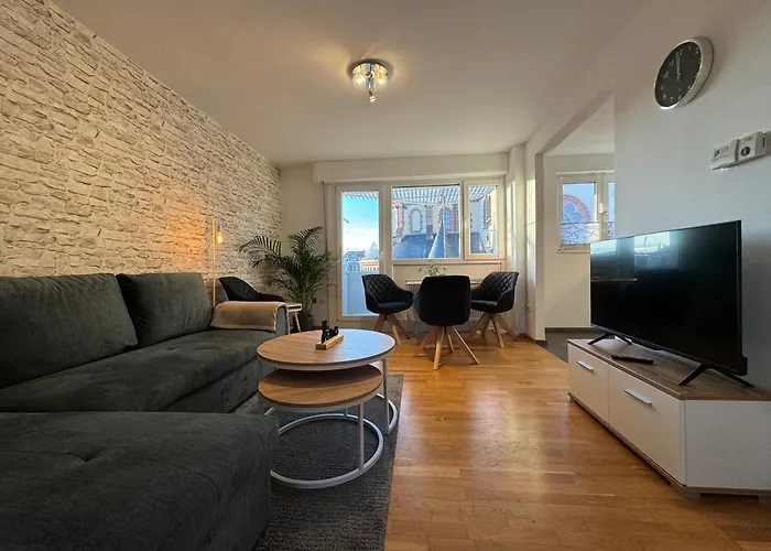 Zentrales 2-zi By Rabe - Historische Kirche, Smart-tv, Netflix Appartement